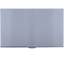 Aluminum business card holder